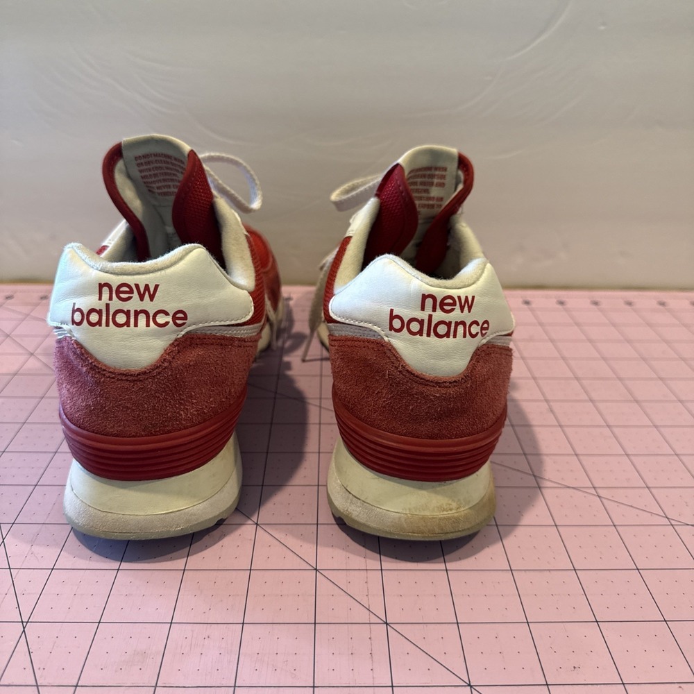 New Balance 574 - Rainbow Pack Team Red - Men's Size 8.5 - Picture 3 of 7